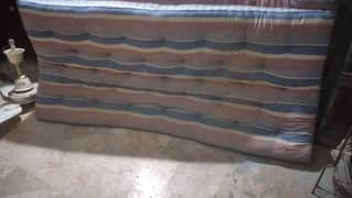 Wooden single bed with matress in good condition