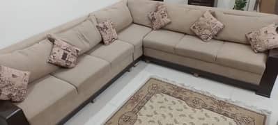 L shape 7 seater sofa for urgent sale