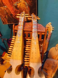 Rababs , half sadaf rubab . full sadaf rabab, robab, sitar