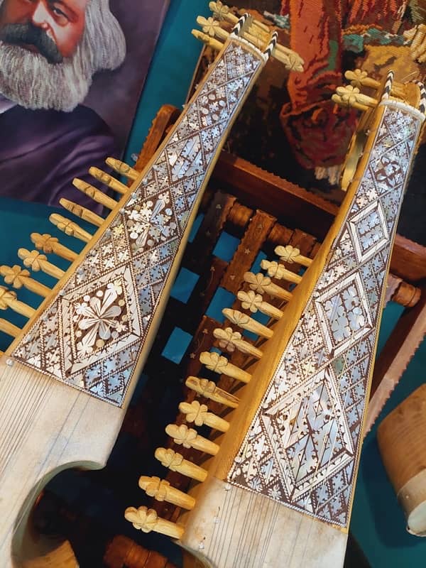 Rababs , half sadaf rubab . full sadaf rabab, robab, sitar 1