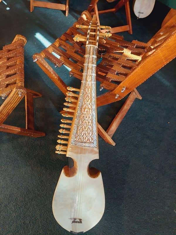 Rababs , half sadaf rubab . full sadaf rabab, robab, sitar 5