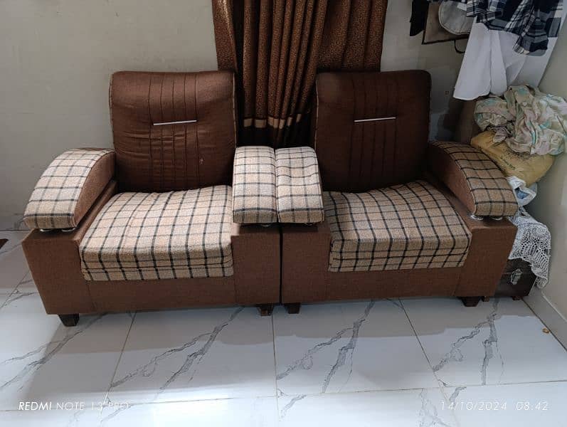 "Affordable Used Sofa Set for Sale - Quick Sale Needed!" 1