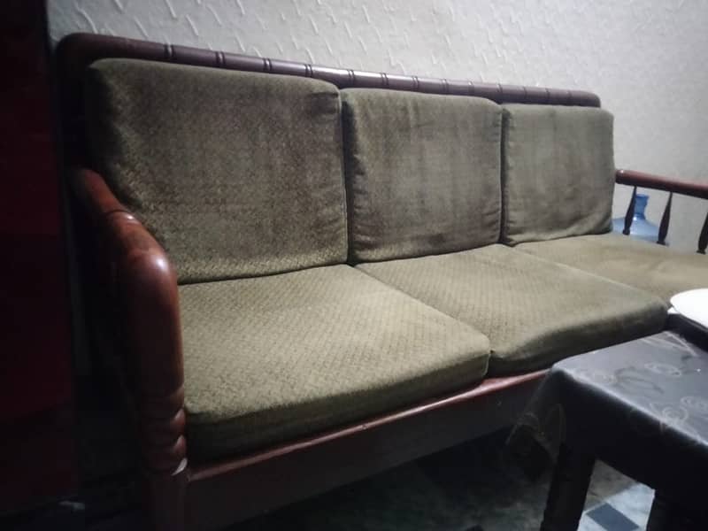 5 seater Heritage Sofa | Wooden Sofa | Sofa Set | Sofa | wooden table 3