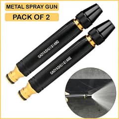 Pack of 2 Multi-Functional High-Pressure Metal Water Spray Nozzles