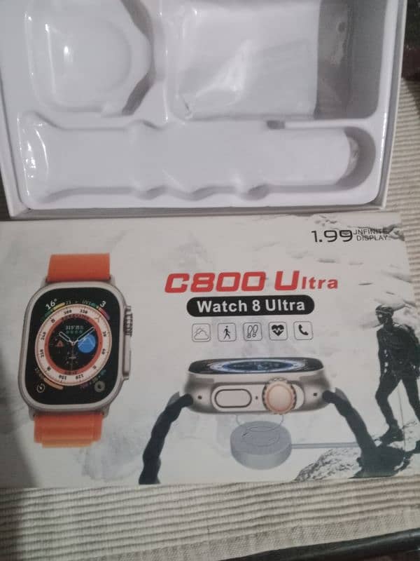 smart watch c800 ultra my what's app number 03243882693 4