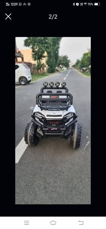 UTV-Ride On Electronic Jeep 1