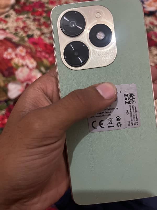 Tecno Spark 20C 8 months warranty with Box No Charger All Ok 2