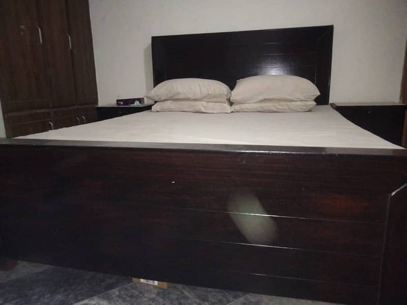 Bed Set | Bed | 2 Side Table | urgent sale 0