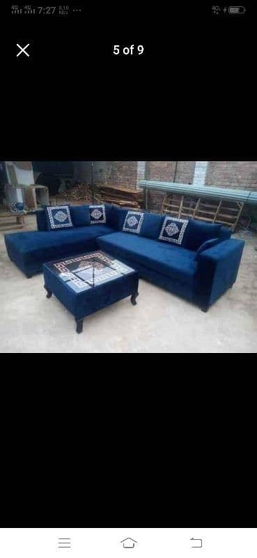 L shape cornor sofa 7seater 0