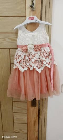 net floral frocks 4-5 years