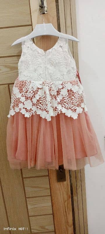 net floral frocks 4-5 years 1