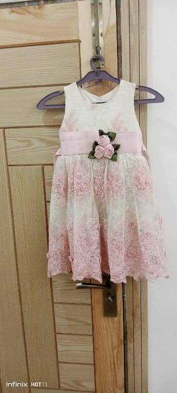 net floral frocks 4-5 years 2