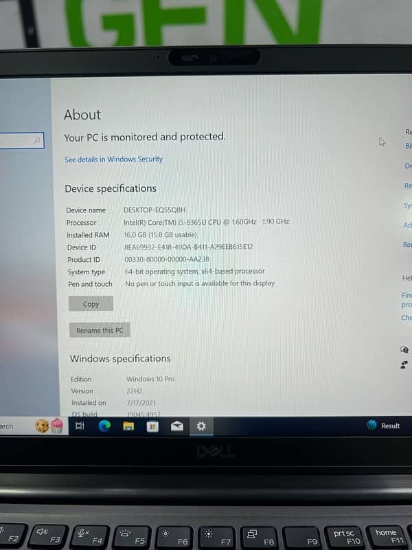 Dell Latitude 7300 i5 8Gen 4