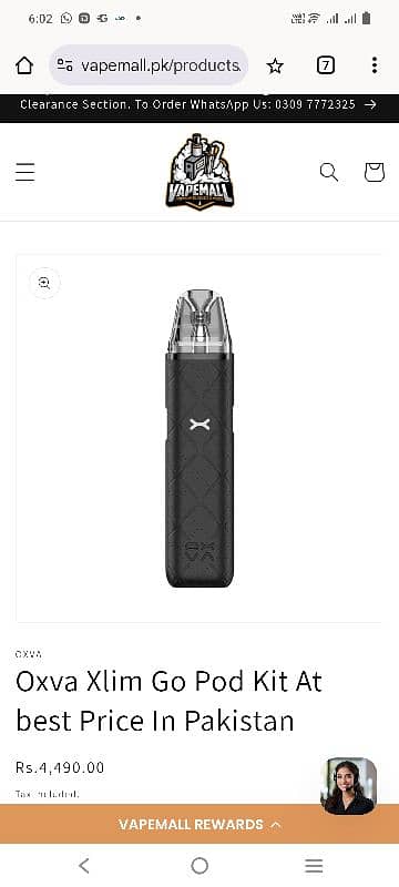 oxva slim go pod vape 0