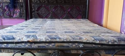 Iron Bed with foam mattress for sale