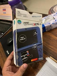 Nintendo New 3DS XL Metallic Blue Jailbreak 64gb Card