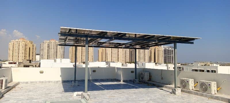 solar structure in Karachi. 0