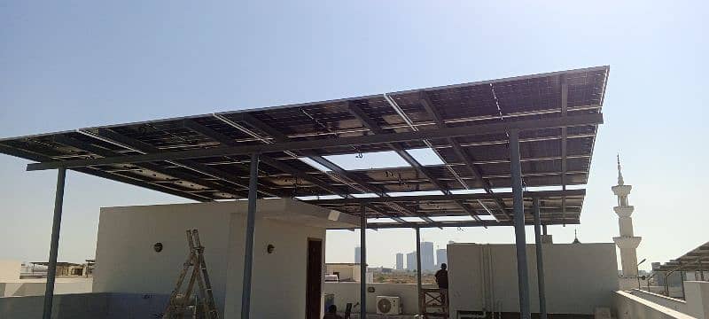 solar structure in Karachi. 1