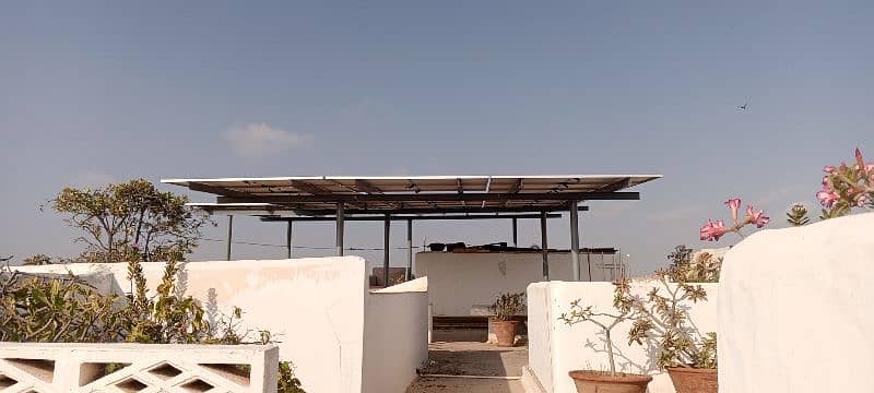 solar structure in Karachi. 2