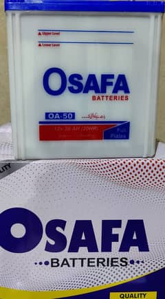 OSAFA OA 50, 12 VOLT 20 HOUR'S , FULL PLATES