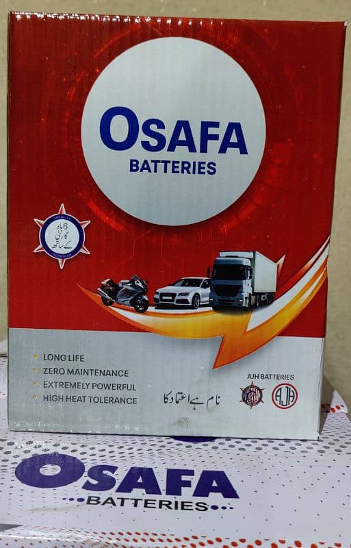 OSAFA OA 50, 12 VOLT 20 HOUR'S , FULL PLATES 1