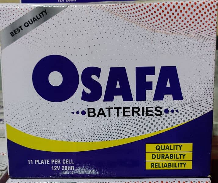 OSAFA OA 50, 12 VOLT 20 HOUR'S , FULL PLATES 2