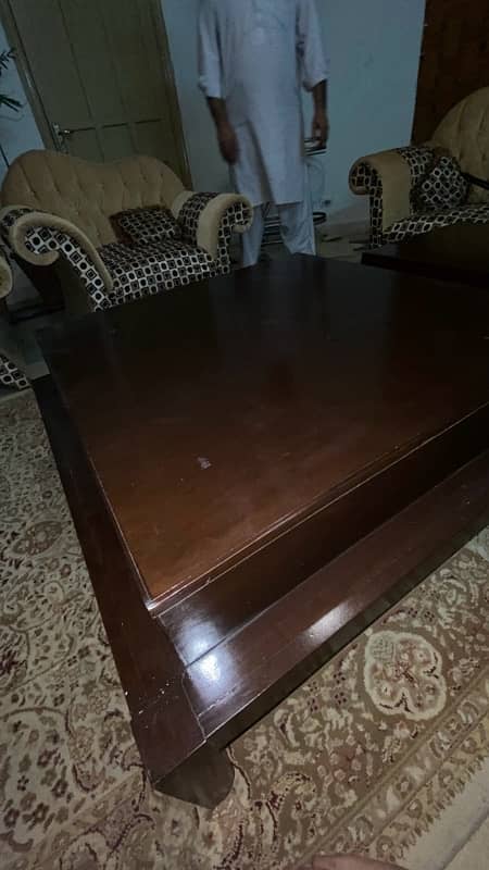 Big center tables with 2 side tables for sale 3