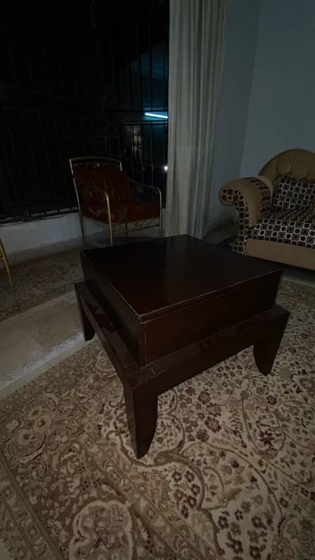 Big center tables with 2 side tables for sale 4