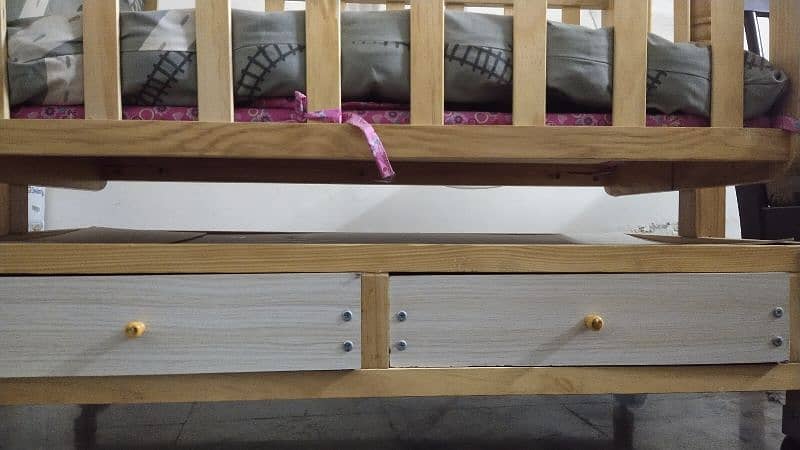 Baby Cot with Drawer 1