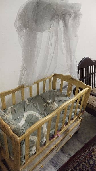 Baby Cot with Drawer 2