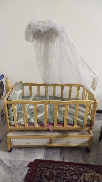 Baby Cot with Drawer 3