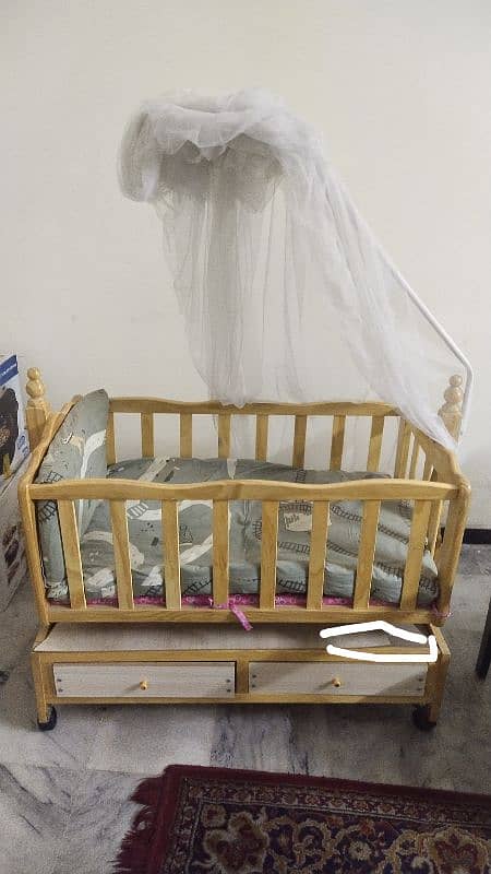 Baby Cot with Drawer 5