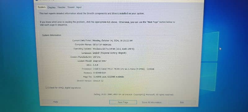 Dell Inspiron 5567 i7 7th Gen, 8 RAM, 128 SSD 500 HARD DRIVE 1