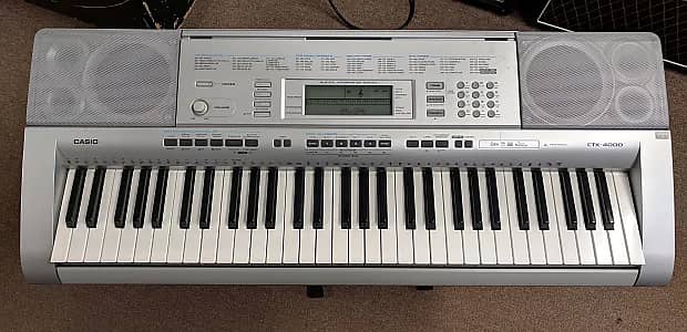 Casio CTK-4000 61-Key Portable Keyboard 570 Tones Midi Keyboard 0