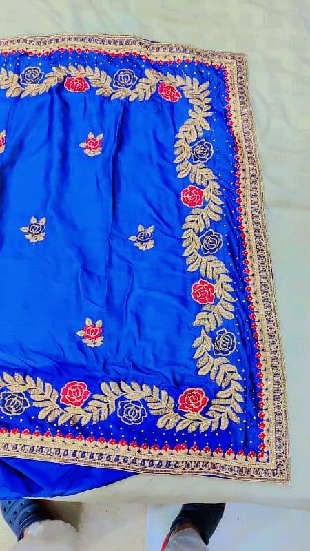 Partywear Shamose Silk Saree 0