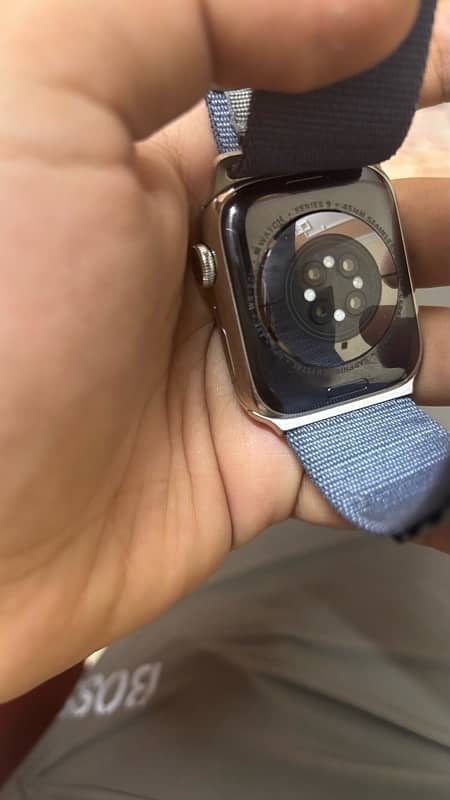 apple watch series 9 45mm stainless steel 1