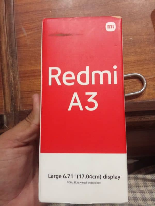 Redmi A3 4,128,full box 8mounth warrnty exchang any mobile 1