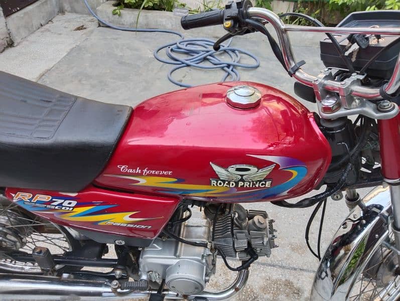 Road Prince 70cc Bike Red Colour Genuine Good Condition 2