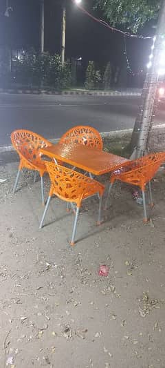 plastic chairs and tables for sale