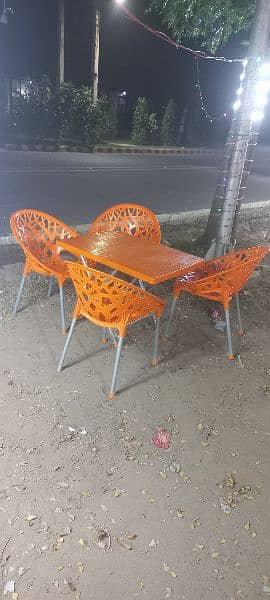 plastic chairs and tables for sale 1