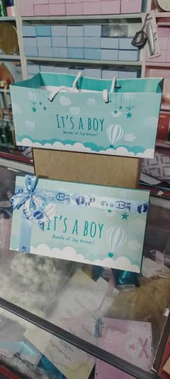 Baby announcement box, baby announcement sweet box, it's a boy 0