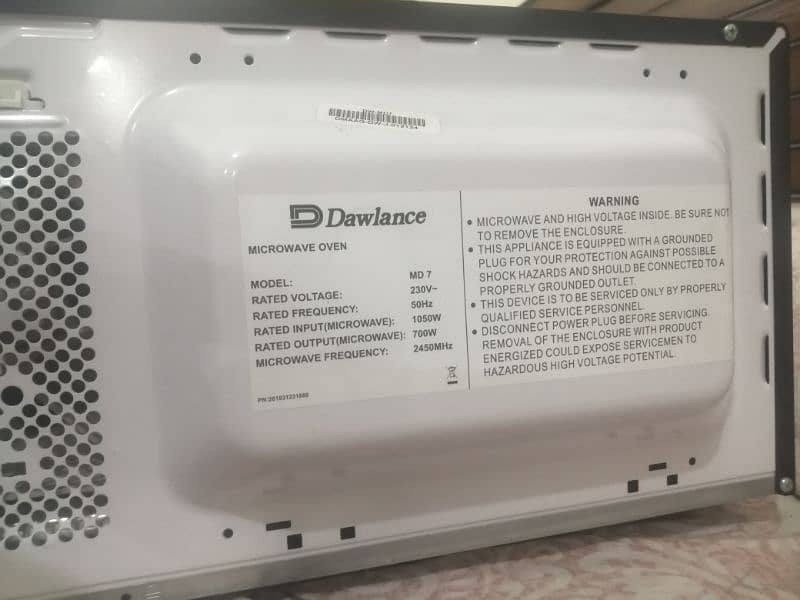 Dawlance microwave oven 2