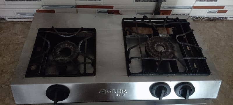 2 burner gas stove 10/10 condition 1