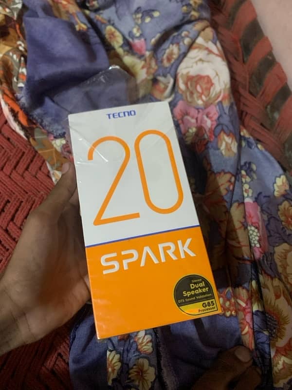 Tecno spark 20 just box open 8/256 0