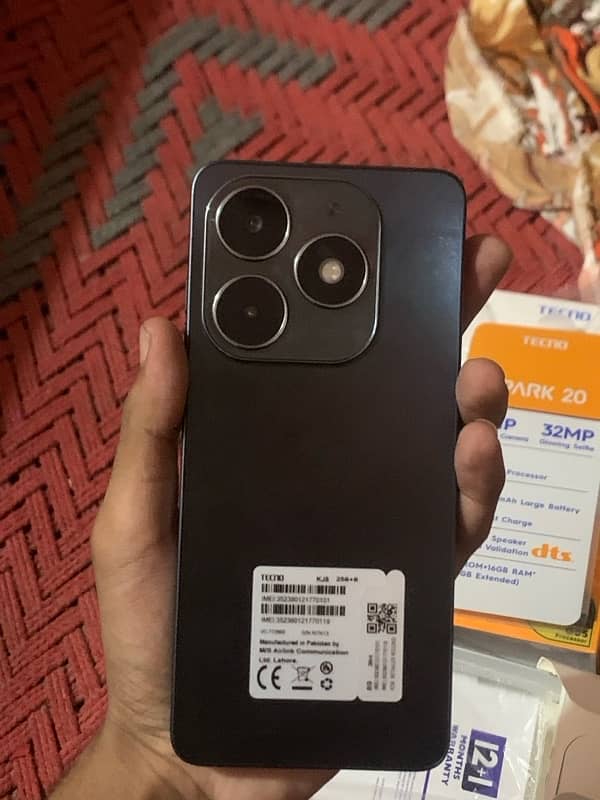 Tecno spark 20 just box open 8/256 2