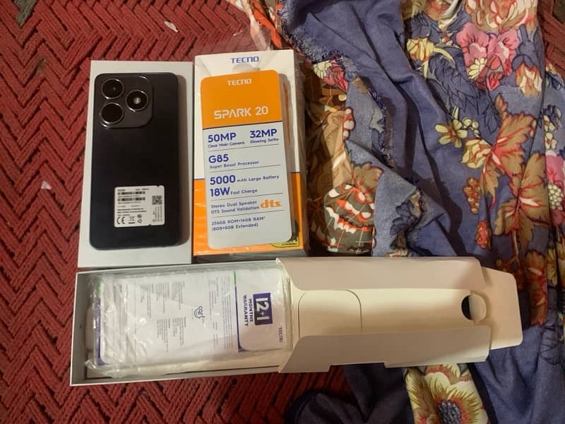 Tecno spark 20 just box open 8/256 8