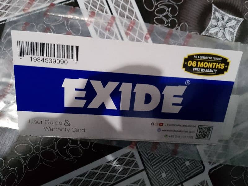 Exide battery 100A ok h koi fault nh h 6