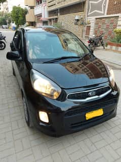 KIA PICANTO AUTOMATIC 2020 IN GOOD CONDITION WITH PEARL BLACK COLOUR