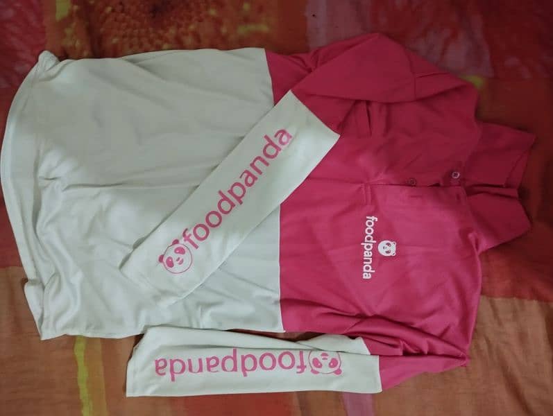 1food Panda Bag or 1 shirt 1