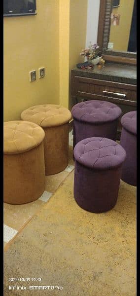 stool sofa set 2